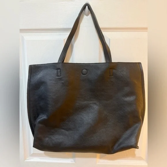 Red Camel Black Tote Bag w attached wallet inside tribal print LNWOT! Grandma - Picture 1 of 7